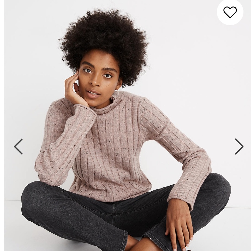 Madewell Donegal Evercrest Turtleneck Coziest Yarn